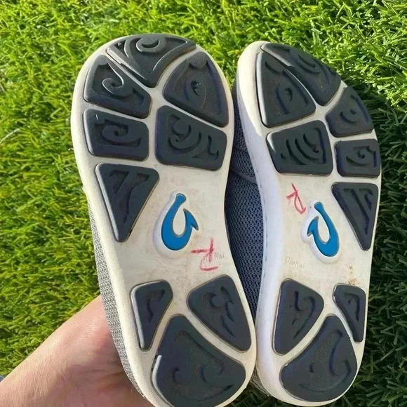 Olukai Nohea Mesh Boys Shoe Grey Size 13 - Picture 6 of 6